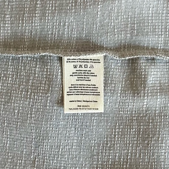 DONNI. NWT OSFM M L XL Ribbed Open Cardigan Lightweight Sweater Anthro FabFitFun - Picture 7 of 13